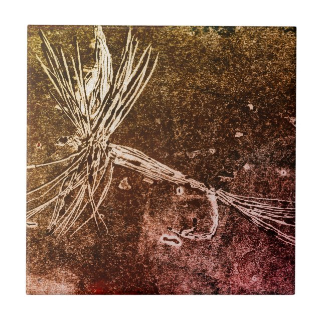 Classic dry fly pattern for trout and bass adult   tile (Front)