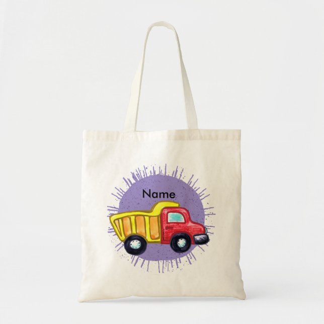 Classic Dump Truck Tote Bag (Front)