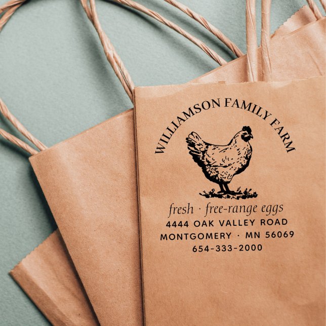 Classic Egg Carton Return Address / Phone Stamp (Creator Uploaded)