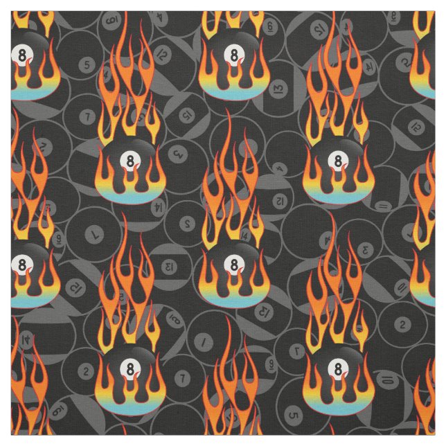 Classic Eight Ball  Fabric (Swatch)