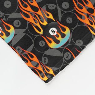  Classic Eight Ball Fleece Blanket