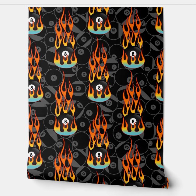 Classic Eight Ball Wallpaper (Unrolling)