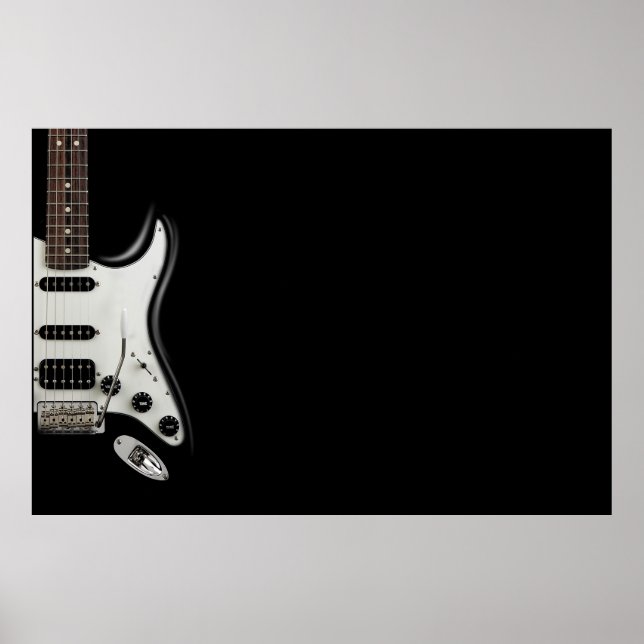 Classic Electric Guitar - Iconic Stratocaster  Poster (Front)