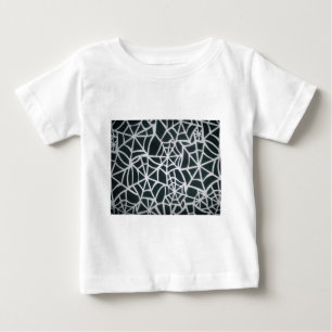 Classic Elegance Beautiful Black and White Web art Baby T-Shirt