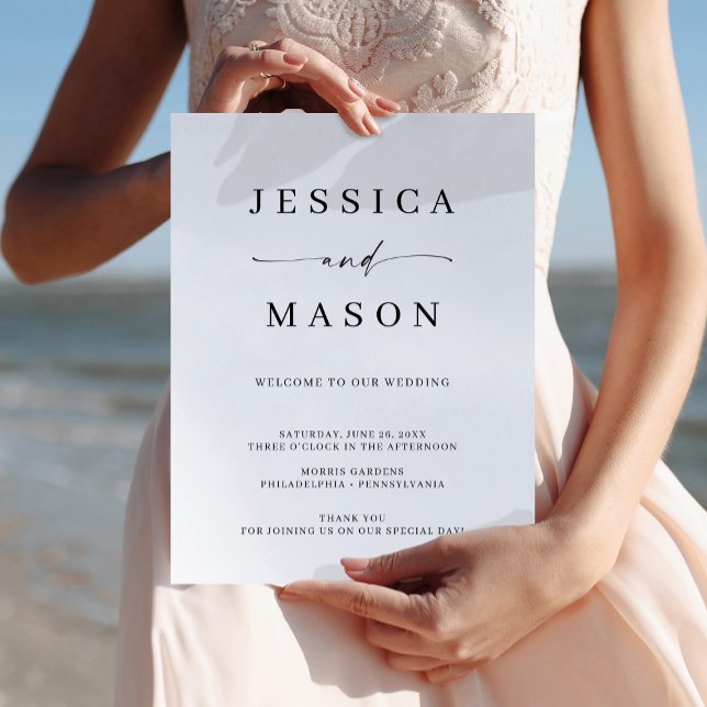 Classic Elegance Budget Wedding Program Flyer (Creator Uploaded)