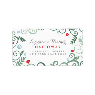 Classic Elegance Holiday Address Labels