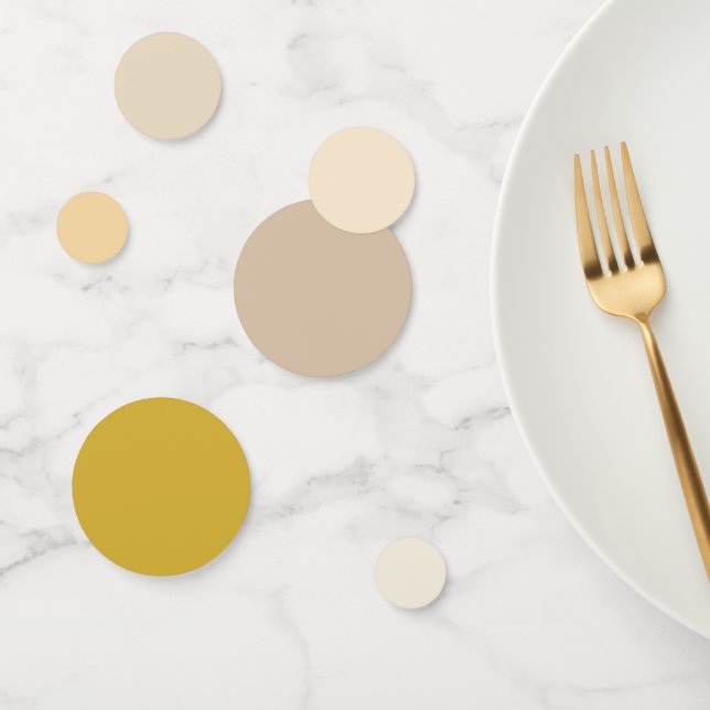 Classic Elegance Pearl to Soft Gold Gradient Table Confetti (Group)
