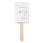 Classic Elegance Script Monogram Wedding Program