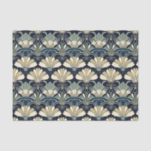Classic Elegant Art Deco Fan Patterned Tissue Paper