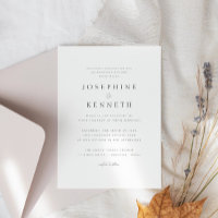 Classic Elegant Bible Verse Christian Wedding