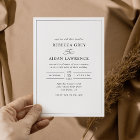 Classic Elegant Black and White Wedding