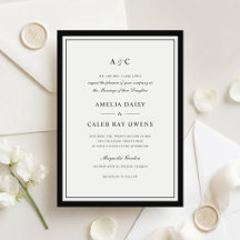 Classic Elegant Border Frame Wedding