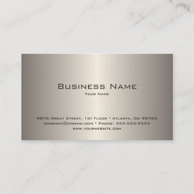 Classic Elegant Business Card Template (Front)