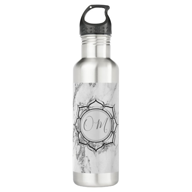 Classic Elegant Marble OM   710 Ml Water Bottle (Front)