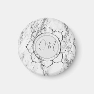 Classic Elegant Marble OM   Magnet