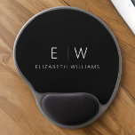 Classic Elegant Modern Minimalist Monogram Name Gel Mouse Mat<br><div class="desc">Upgrade your workspace with our Classic Elegant Modern Minimalist Monogram Mouse Pad. This sophisticated mouse pad seamlessly marries timeless elegance with contemporary minimalism, adding a touch of refinement to your desk. Crafted with meticulous attention to detail, this mouse pad is more than just a functional accessory; it's a personalised statement....</div>