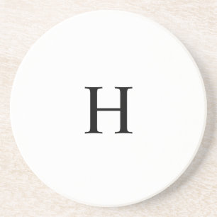Classic Elegant Monogram Coaster