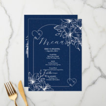 Classic Elegant Navy Blue wedding 