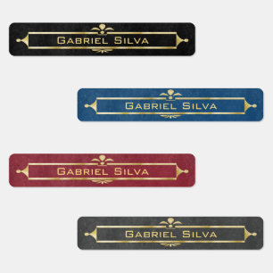 Classic Elegant Professional Gold Deco Name