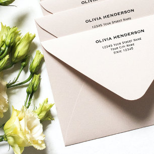 Classic & Elegant Return Address Self-inking Stamp