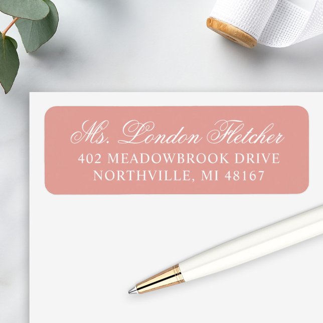 Classic Elegant Rose Gold Script Wedding (Creator Uploaded)