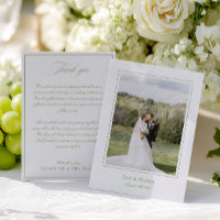 Classic Elegant Sage Green Wedding Photo