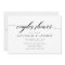 Classic Elegant Script Couples Bridal Shower