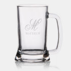 Classic Elegant Script Monogram Initial Name