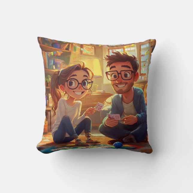 Classic Elegant Script Wedding Rehearsal Dinner Cushion (Front)