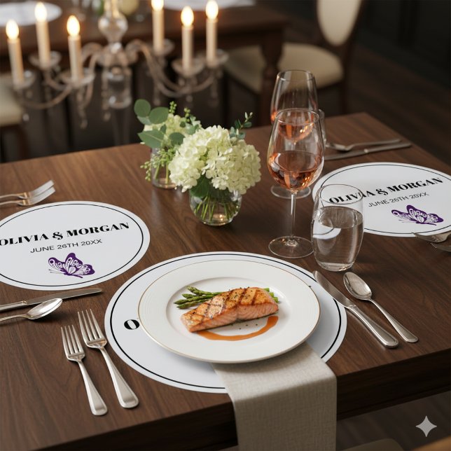 Classic Elegant Script Wedding Rehearsal Paper Square Paper Coaster (Classic Elegant Script Wedding Rehearsal Paper Stone Coaster)