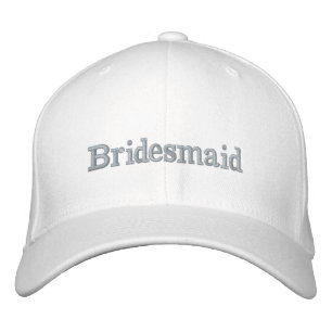  Classic Elegant Stylish Modern Bridesmaid. Embroidered Hat