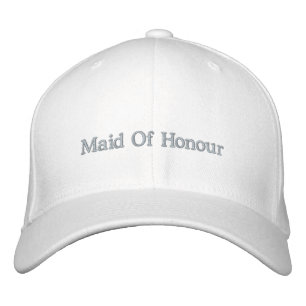  Classic Elegant Stylish Modern Maid Of Honour. Embroidered Hat