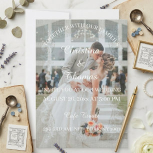 Classic Elegant Wedding Invitation Suite