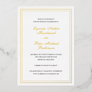 Classic Elegant Wedding Save the Date