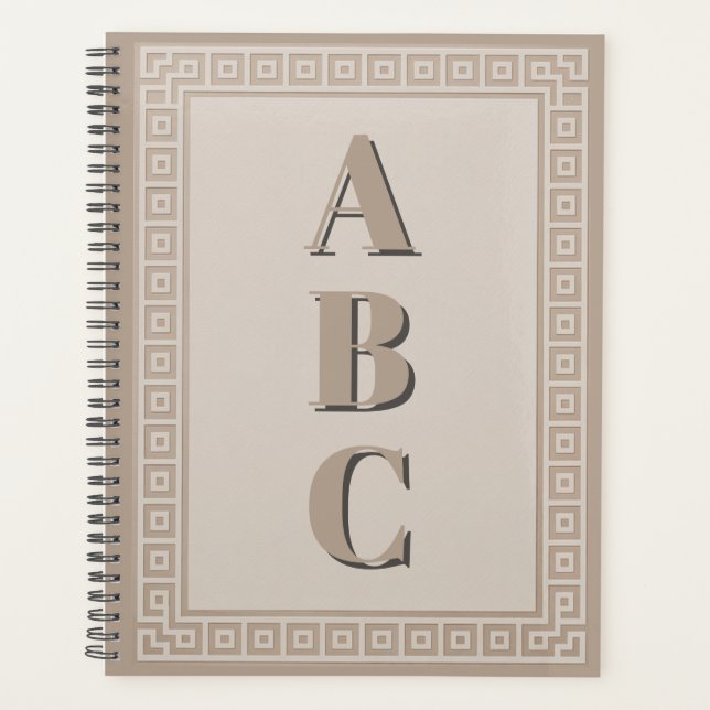 Classic Embossed Border Planner (Front)