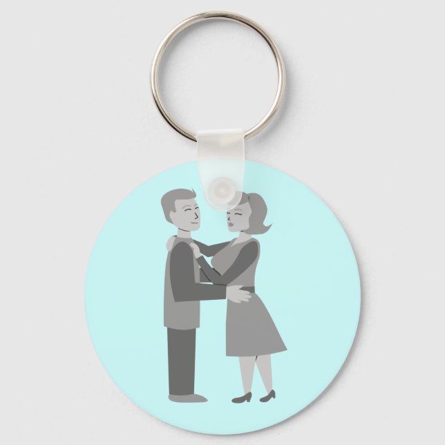 Classic Embrace Key Ring (Front)