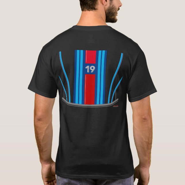 Classic Endurance Auto Racing LeMans 917 Colours T-Shirt (Back)