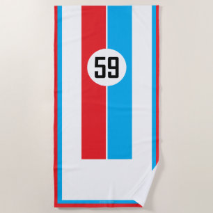 Classic Endurance Racing Livery 59 Beach Towel