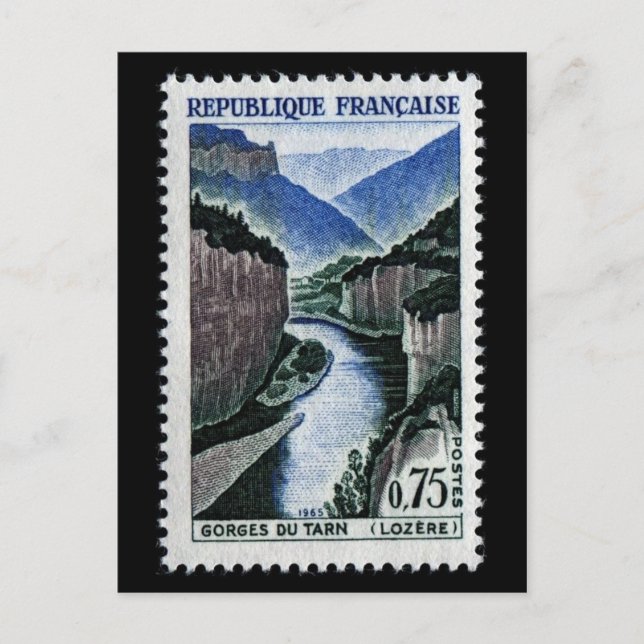 Classic Engraved Stamp Postcard (Front)