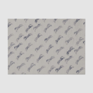 Classic Equestrian Horse Pattern Tissue Paper