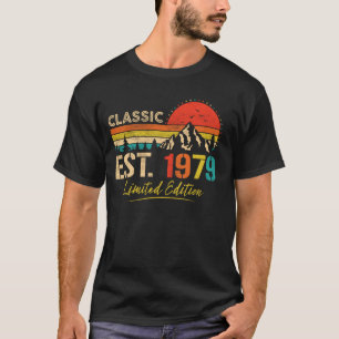 Classic Est 1979 Limited Edition Men Women Vintage T-Shirt