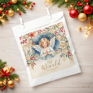 Classic Exquisite Christmas Victorian Angel Xmas Favour Bags