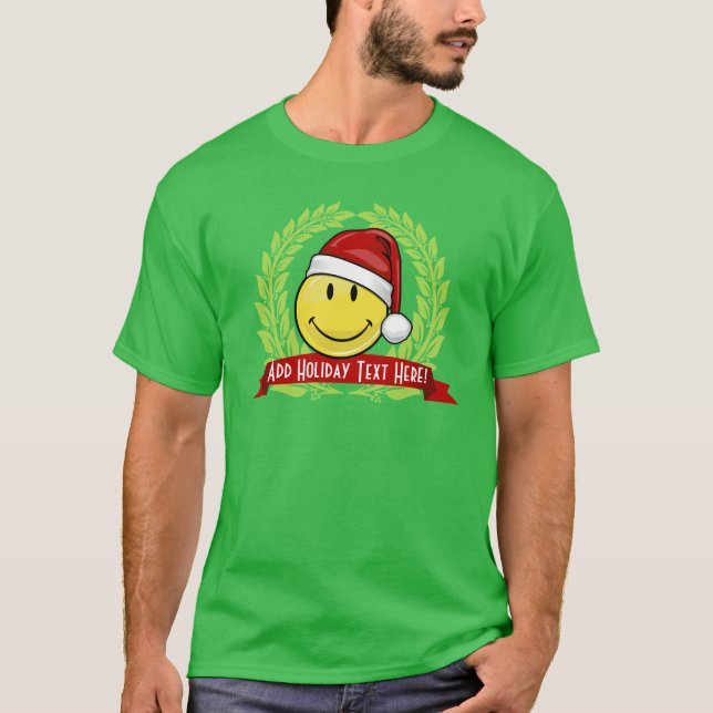 Classic Face Holiday Style T-Shirt (Front)