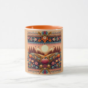 Classic Fair Isle Fall/Autumn Mug