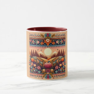 Classic Fair Isle Fall/Autumn Mug