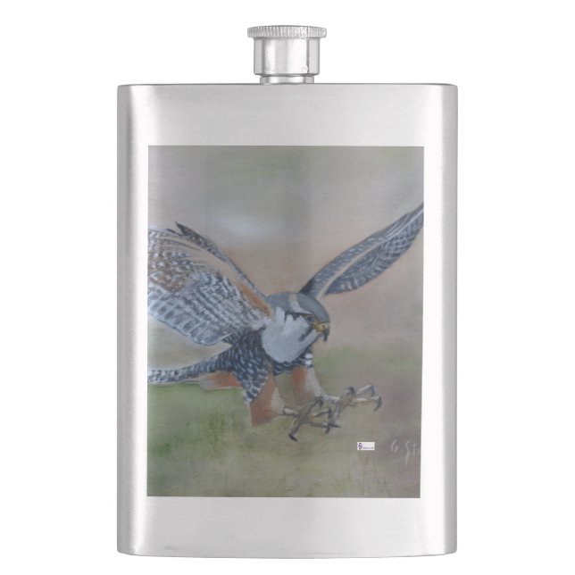 Classic Falcon Flask (Front)