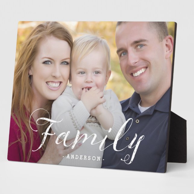 Classic Family Custom Photo Frame (Side)