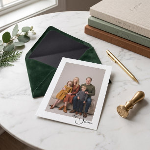 Classic Family Portrait Custom Postcard