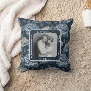 Classic Family Wedding Anniversary  Throw Pillow  
