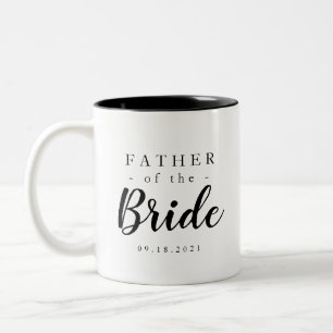 Classic Father of the Bride Two-Tone Coffee Mug